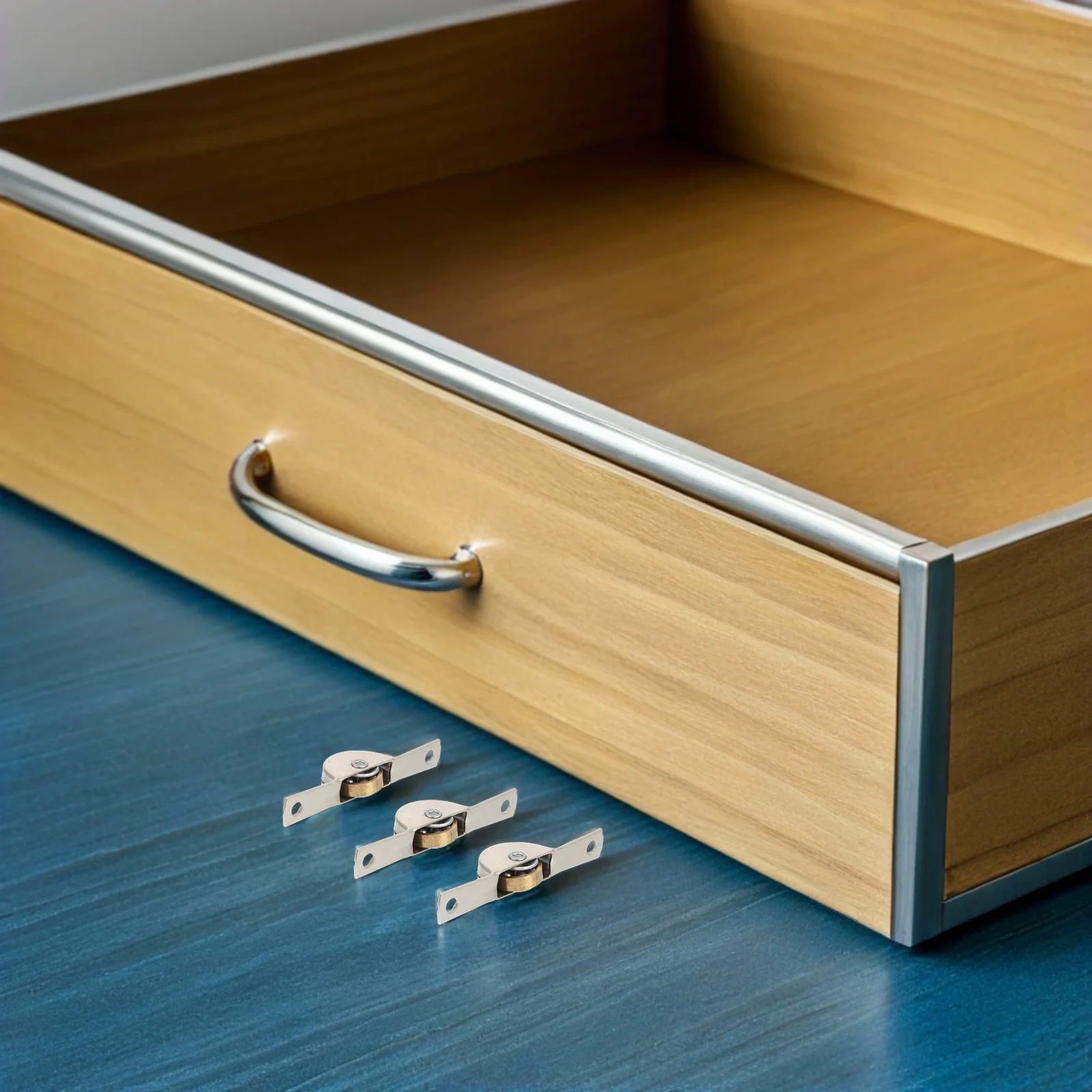 

10Pcs Sliding Door Wheel Rollers Metal Pulleys for Cabinet Wardrobe Closet Doors Smooth Glide Quiet Function Hardware