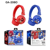 Sonics Cartoon Anime Bluetooth Earphones Gaming Headset Game Peripheral Student Birthday Gifts