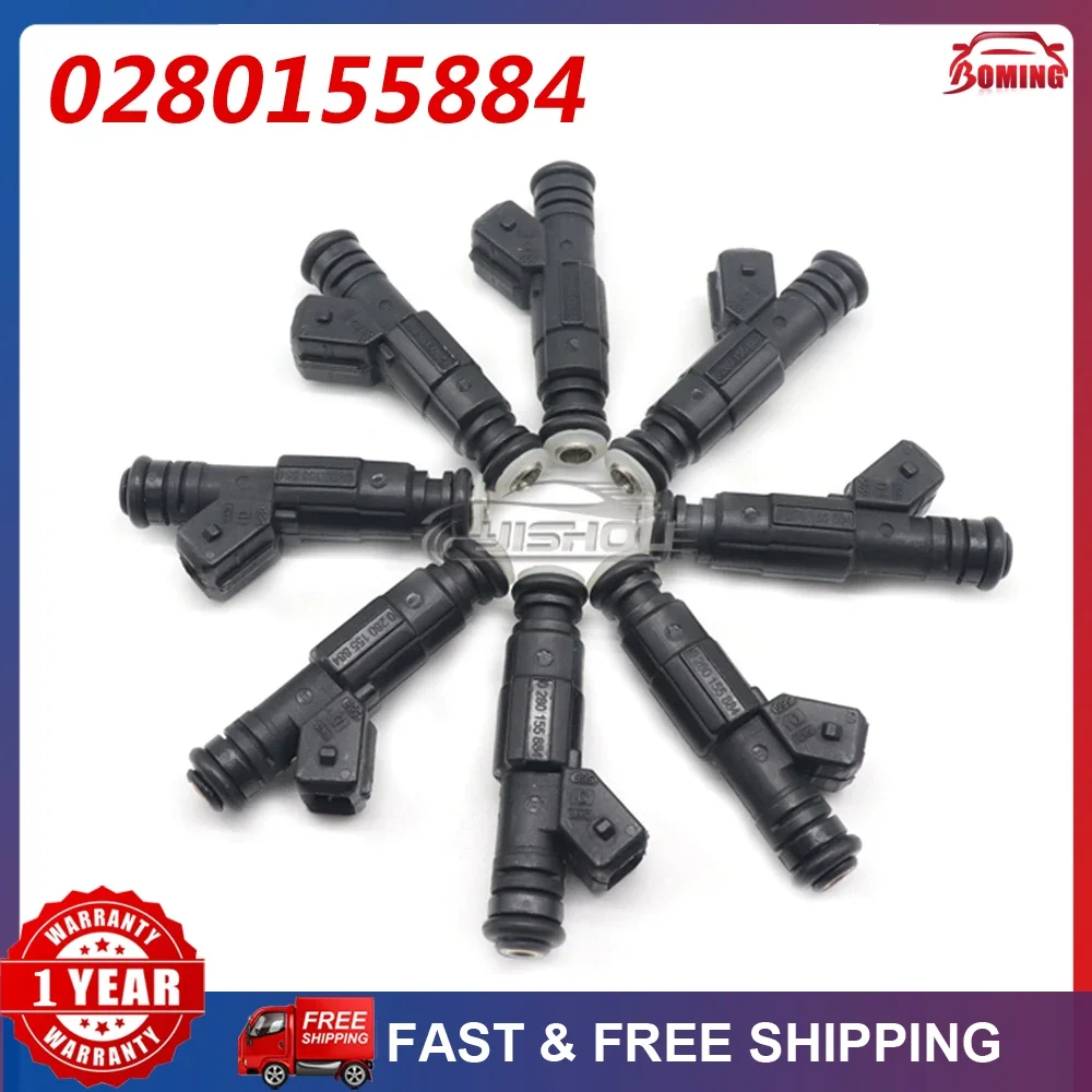 Inyectores de combustible para coche, nuevo inyector compatible con Chevrolet, CHEVROLET EXPRESS 3500, K3500, GMC, savana 3500, P3500, 0280156024, FJ10058, 0280155884