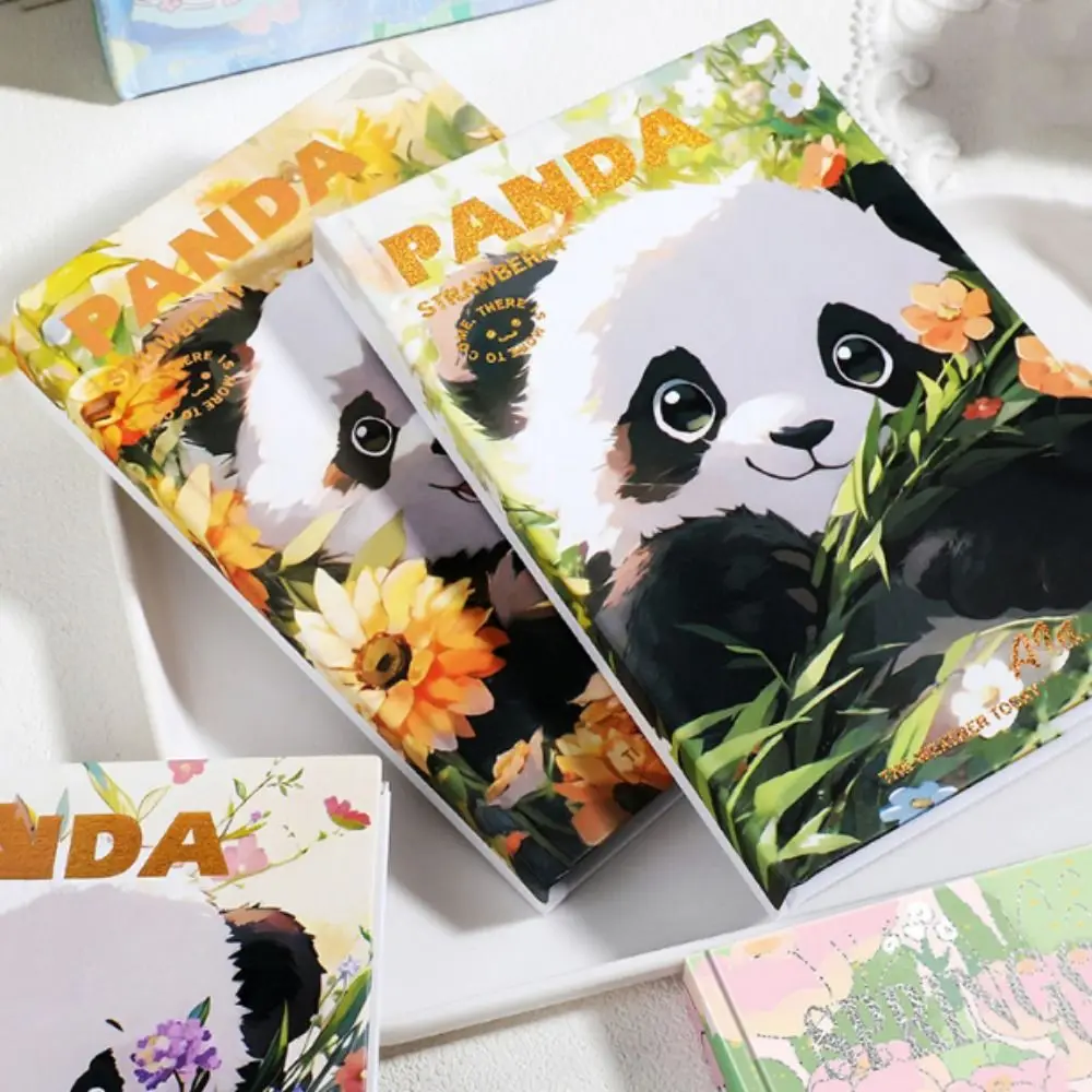 

Thickened Notebook Cartoon Cute Style Diary Notebook Panda Art Cat Pattern Notepad Journal Notebook Korean Stationery