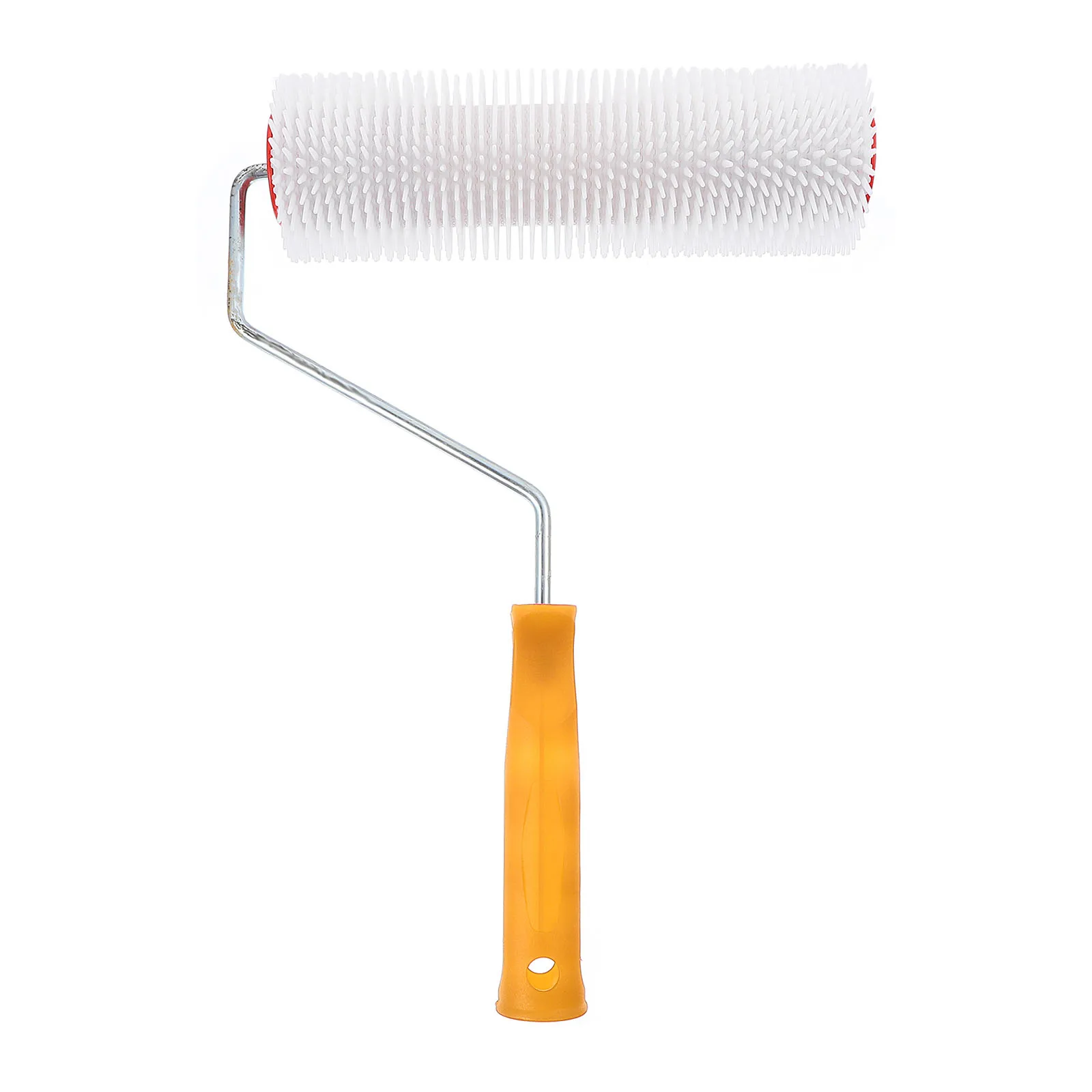 

1 pc Roller Brush 9 Inch 23cm Long 14mm Teeth Cement Floor Nail Roller Plastic Self Leveling Defoaming Spiked Compound Hand Tool