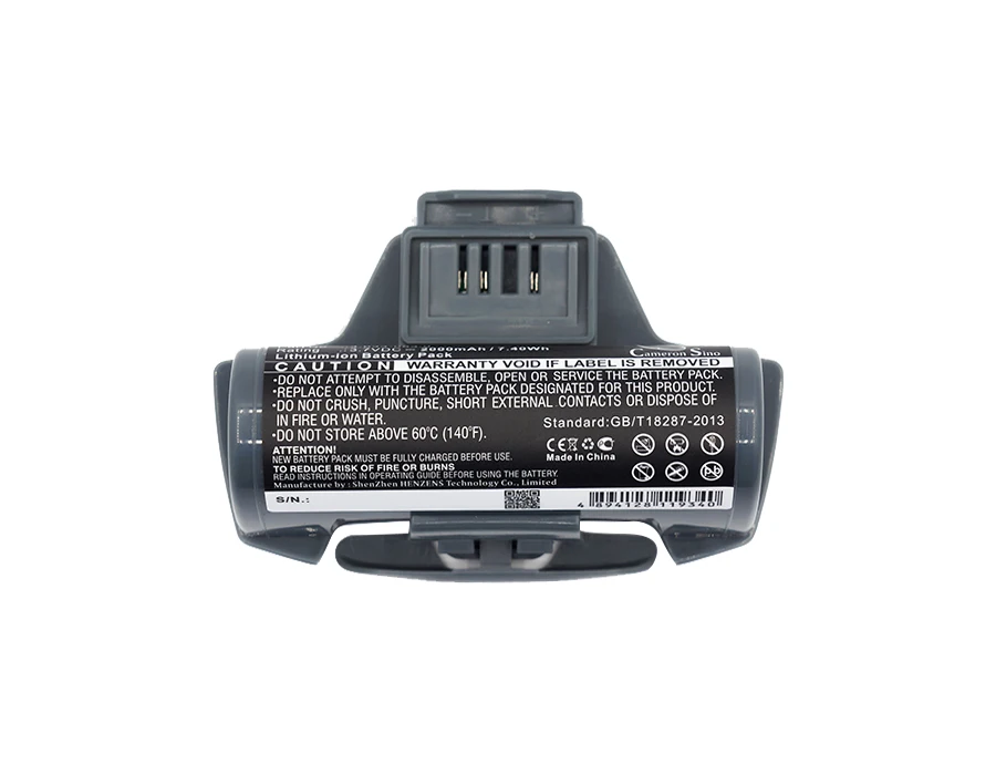 Сменный аккумулятор CS для Karcher WV5, WV7, WV 5 Window Vac, WV50, WV55, WV60, WV70, WV70 Plus, WV 5, артикул: 4.633-083.0, 2000 мАч / 7.4 Вт·ч