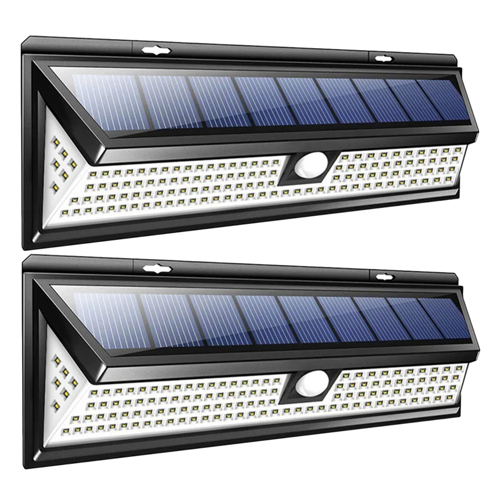 

2 Pcs Decor Emergency Light Wall Lamp Front Door Lights Wall-mounted Solar Safety