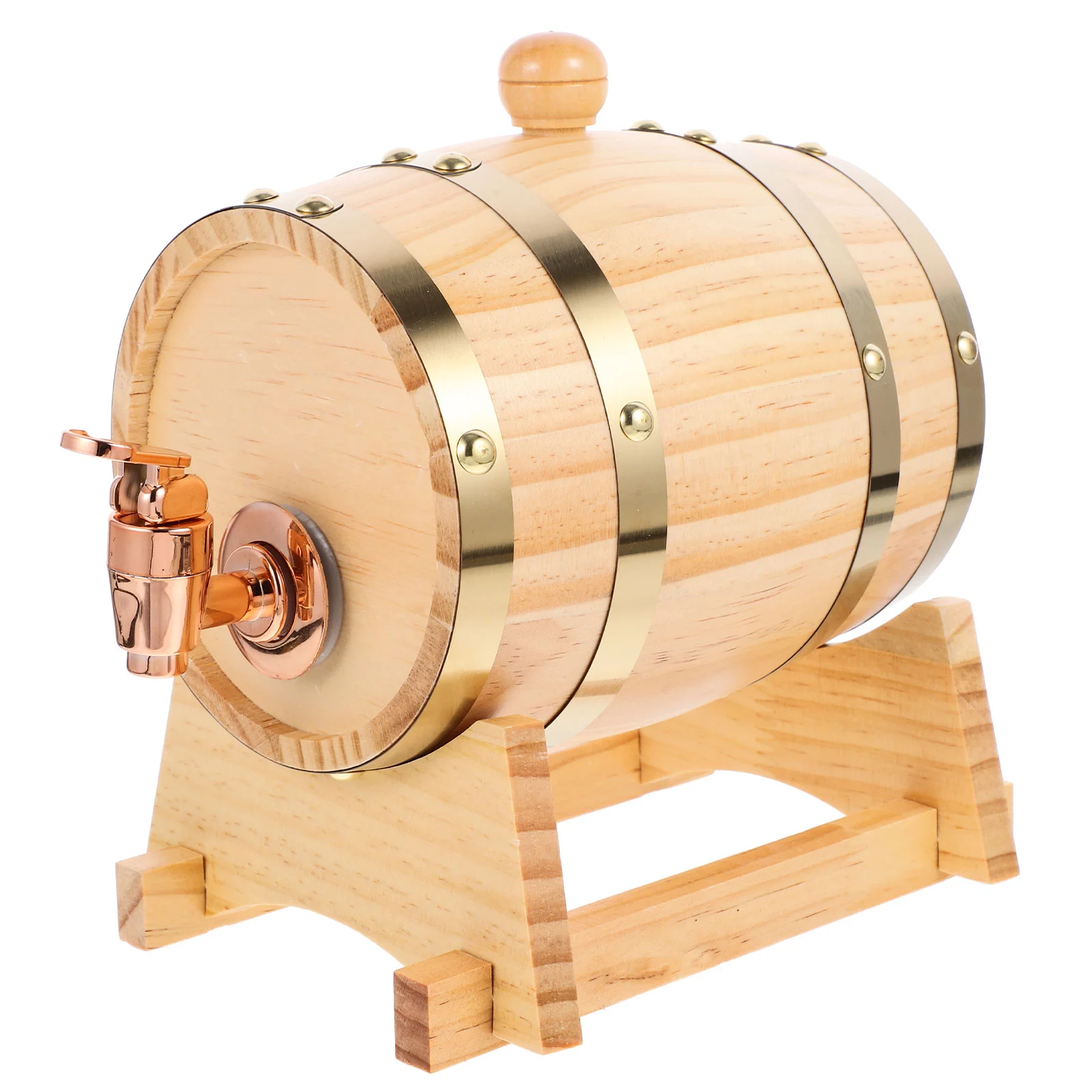 

Pine Barrel White Decoration Beer Storage Old Barrels French Wooden For Empty Dispenser Bucket