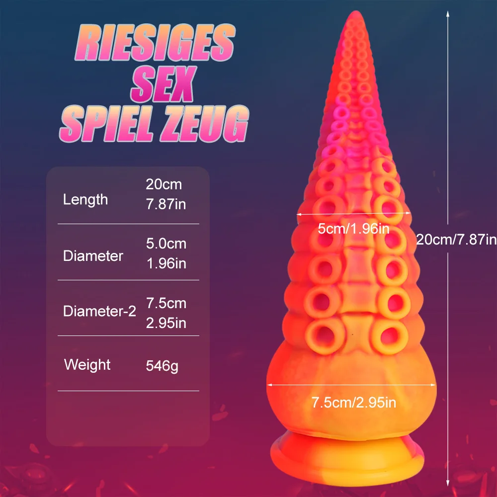 Silicone polpo tentacolo Butt dilatatore Plug anale giocattolo del sesso per donne uomini ano Expander prodotto per adulti dildo animali grande gioco erotico