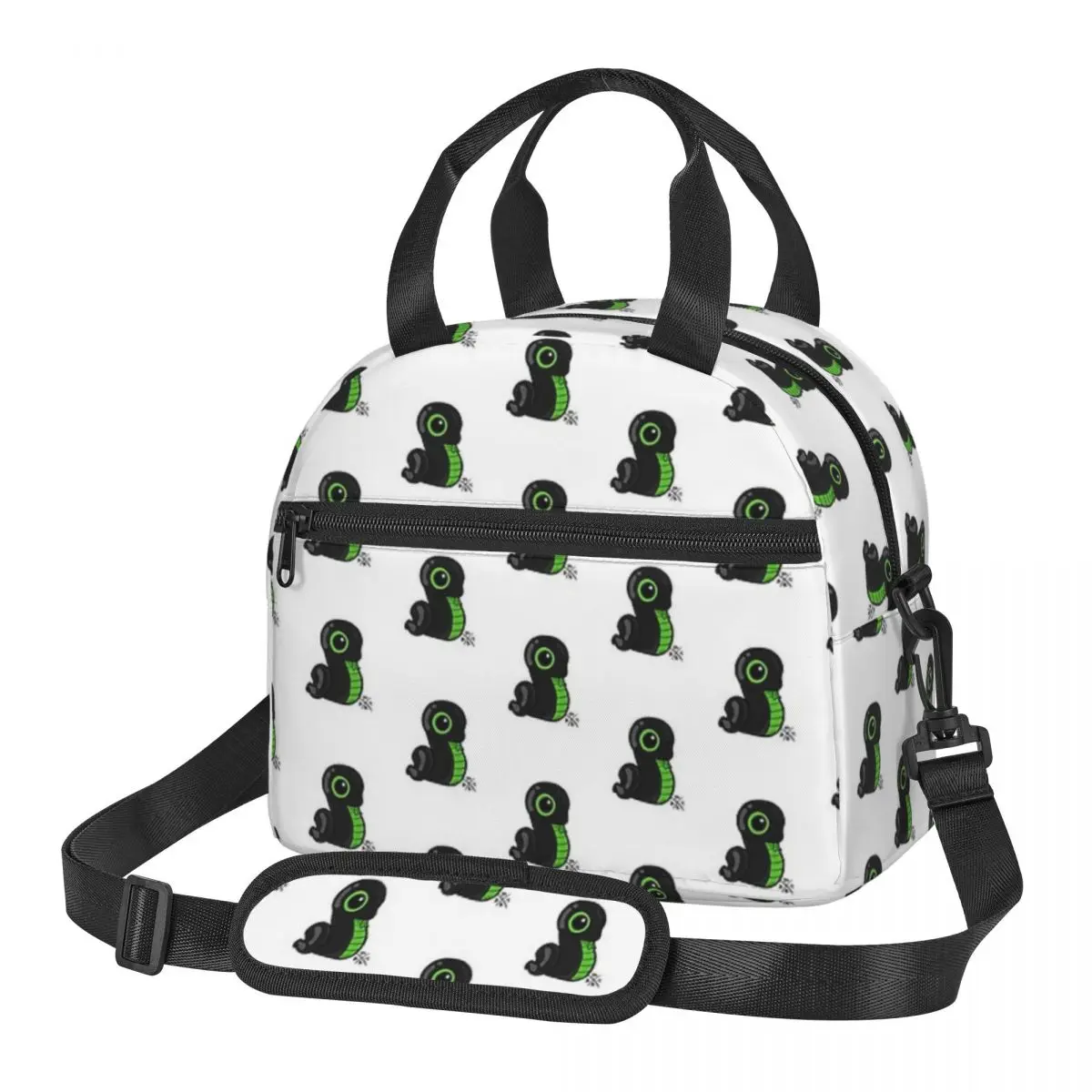 

Термосумка для обедов Sneki Snek Fan Design Razer: изолированная сумка-холодильник для школы, пикника, хранения еды, контейнер для ланч-боксов