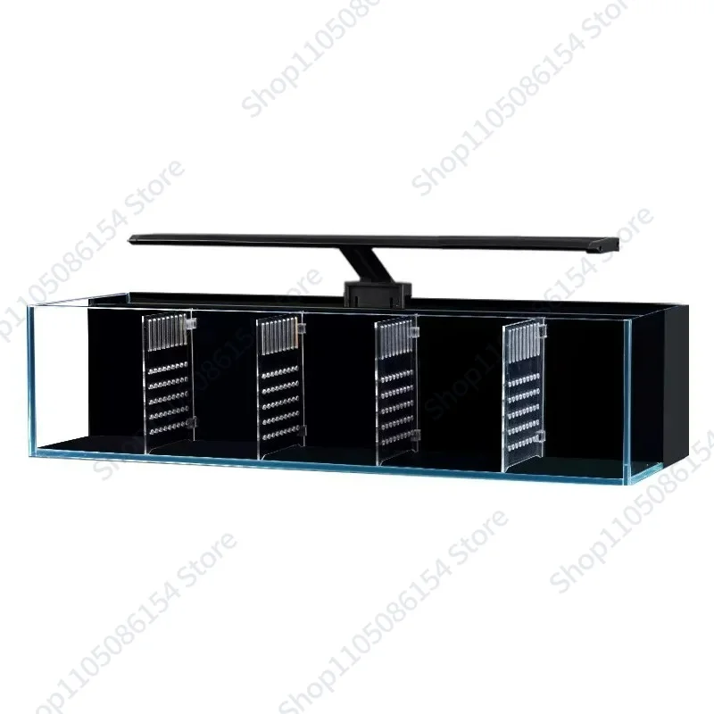 Douyu tank glass back filter multi-grid isolation belt filter living room small ecological Douyu tank