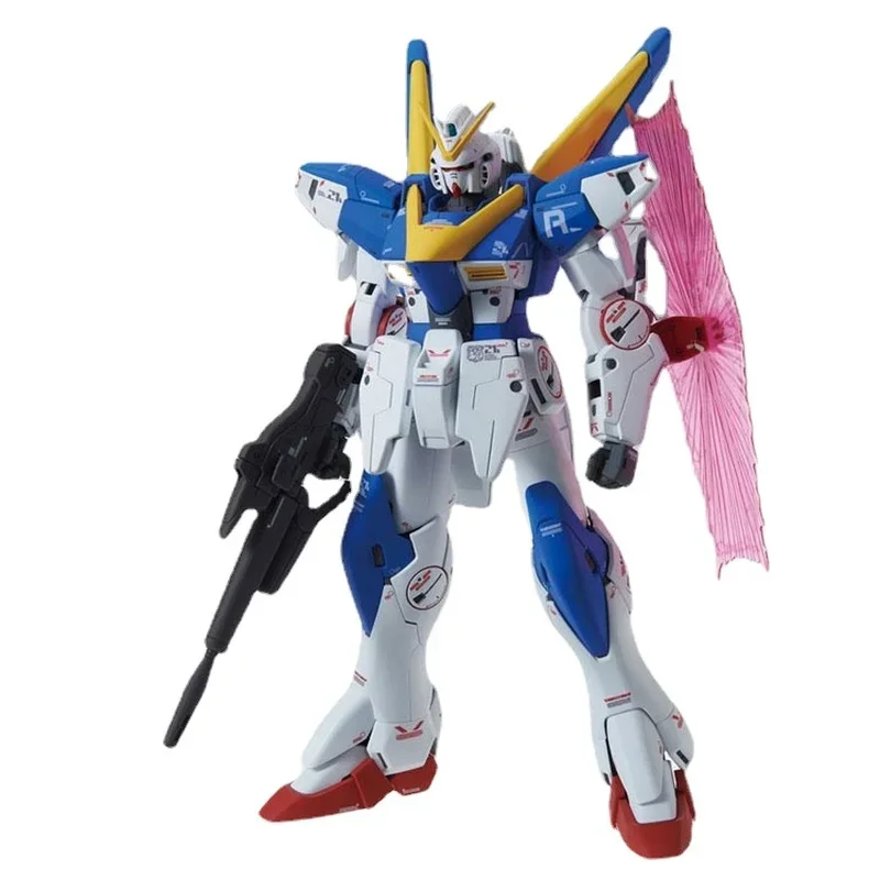 Bandai Genuine Gundam Model Kit Anime Figure MG V2 LM314V21 Victory 2 Collection Gunpla Anime Action Figure Toys for Children