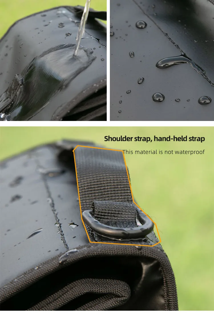 Heasygo 2505 Fahrrad-Lenkertasche mit Schnellverschluss für Brompton Vorderrohrkorb, Isoliertasche, Rahmenmontage mit Schweinenasenverschluss – Detail 12