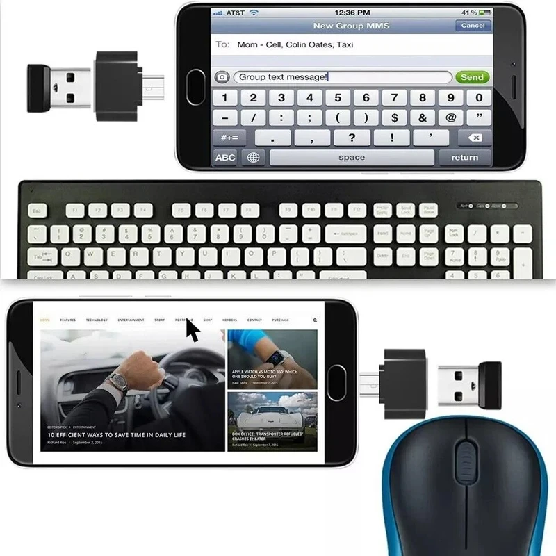 Type C to USB Adapter 2.0 USB-C Male OTG A Female Data Connector For MacBook Pro Pad Mini 6/Pro MacBook Air Type C Devices