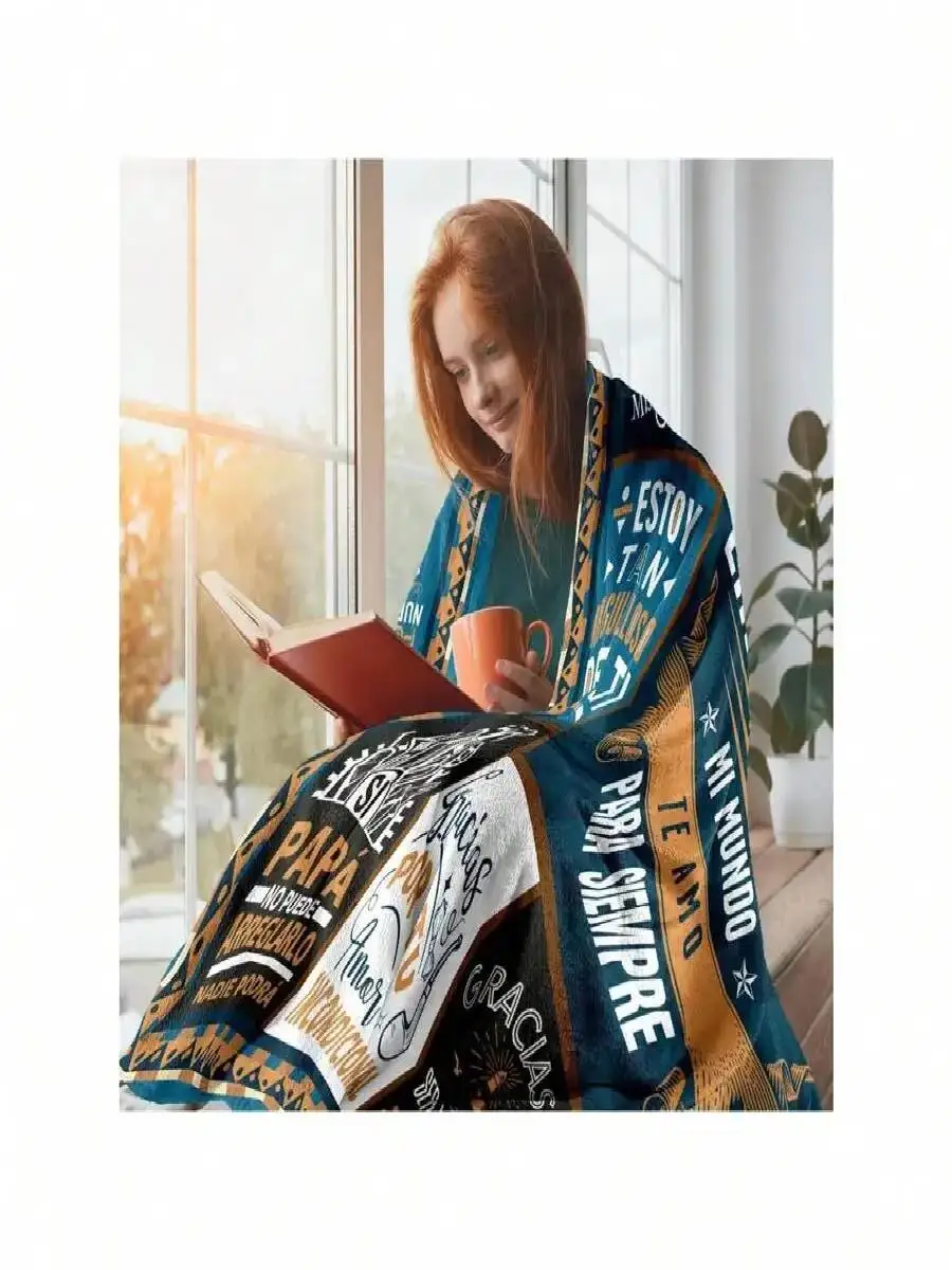 Fathers Day Blanket Mantas De Felpa Pap Dia De Las Padres Pap Regalos For Dad Birthday Gifts From DaughterSon In Spanish