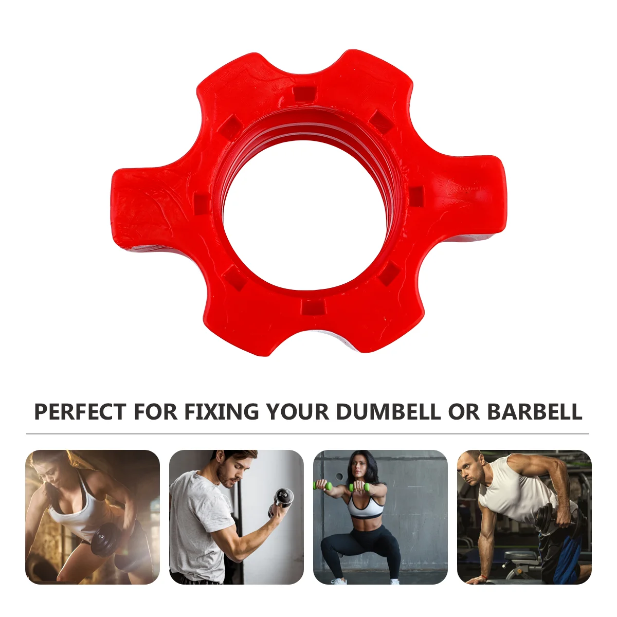 Dumbbell Bar Nut Barbell Fixing Accessories Home Gym Equipment Screws Spinlock Collar Fixation Plastic Fitness