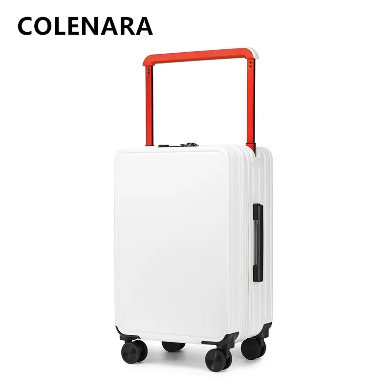 

Чемодан COLENARA из АБС-пластика + ПК, высококачественный посадочный ящик, чемодан на колесиках большой вместимости, 20 дюймов, 24 дюйма, студенческий ящик с паролем, чемодан на колесиках