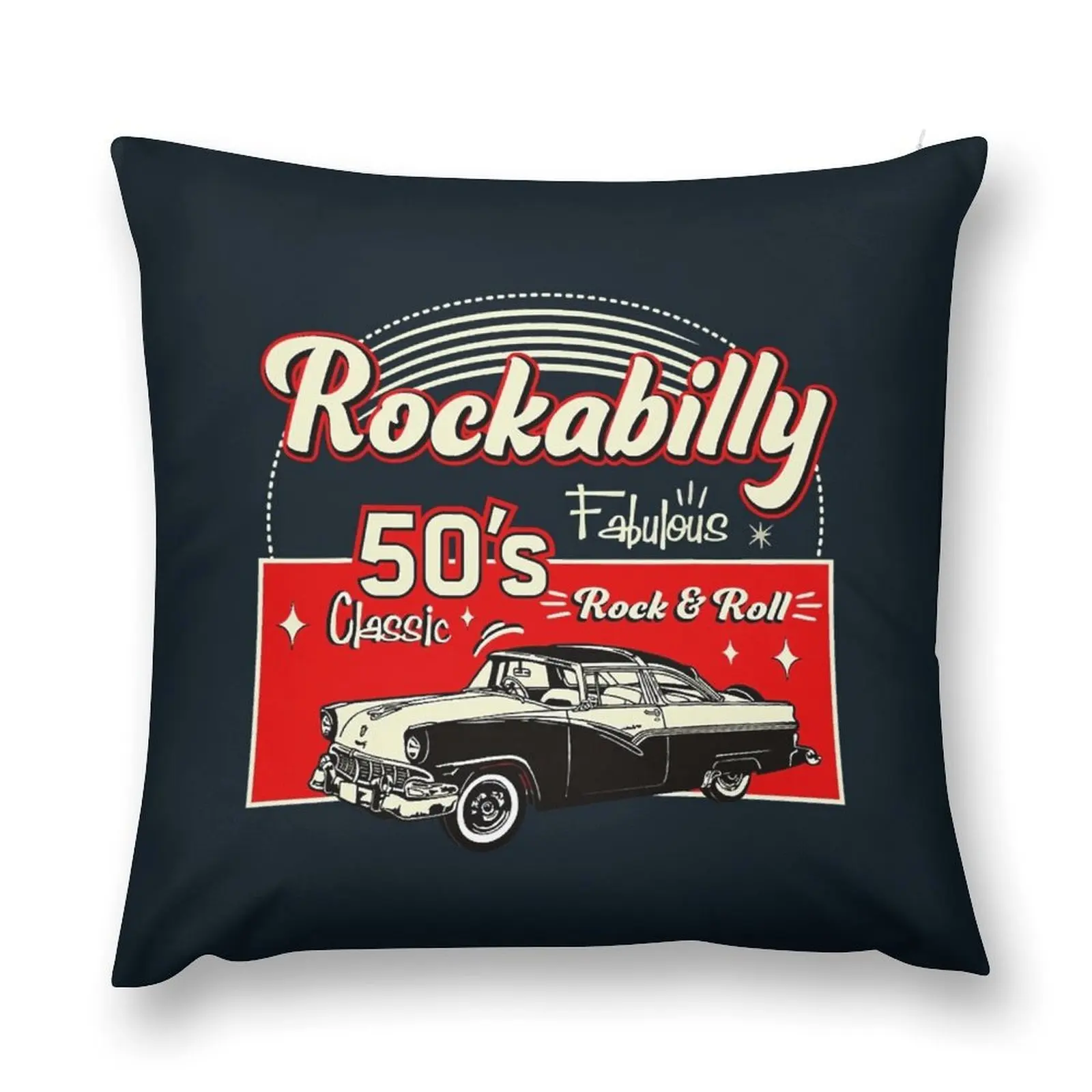 Rockabilly Style Sock Hop Throw Pillow anime girl home decor items Decorative Cover For Living Room ornamental pillows pillow