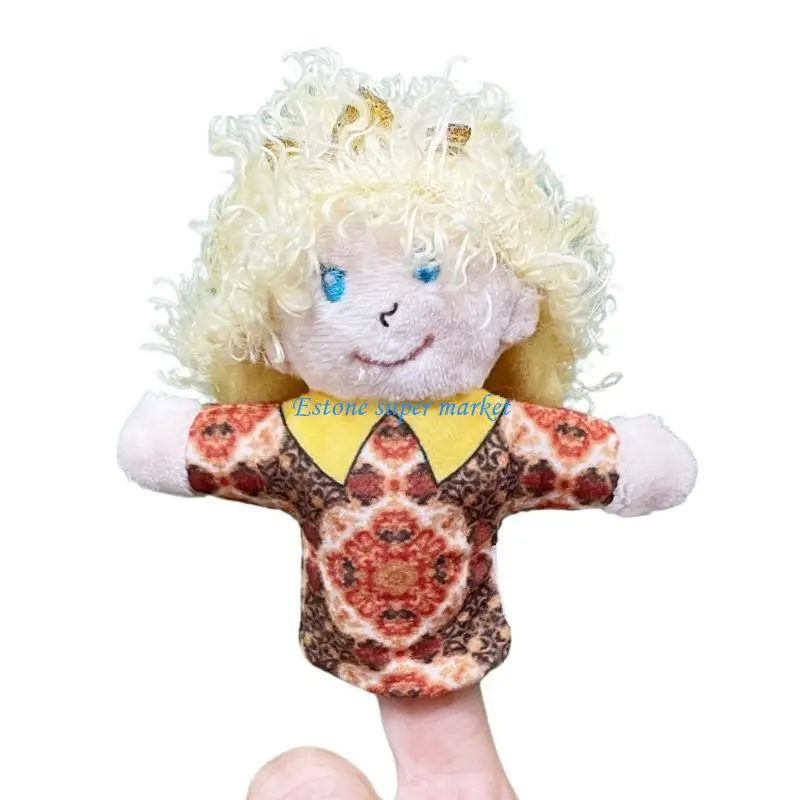 

090B Articulated PrinHand Puppet Plush Toy Soft Stuffed Animal For Kids Interactive Pretend Play Classroom Storytime Fun