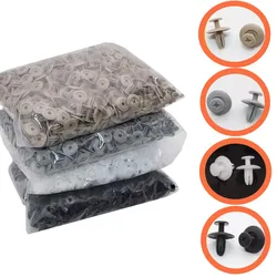6mm Hole Expansion Screws Fastener Clip For All Cars Bumper Fender Trunk White Gray Beige Plastic Rivet Universal