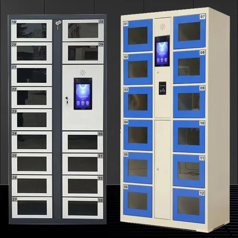 Smart Locker System Automated Smart Locker Electronic Locker Steel QR Code Access for Parcel Delivery Community OME