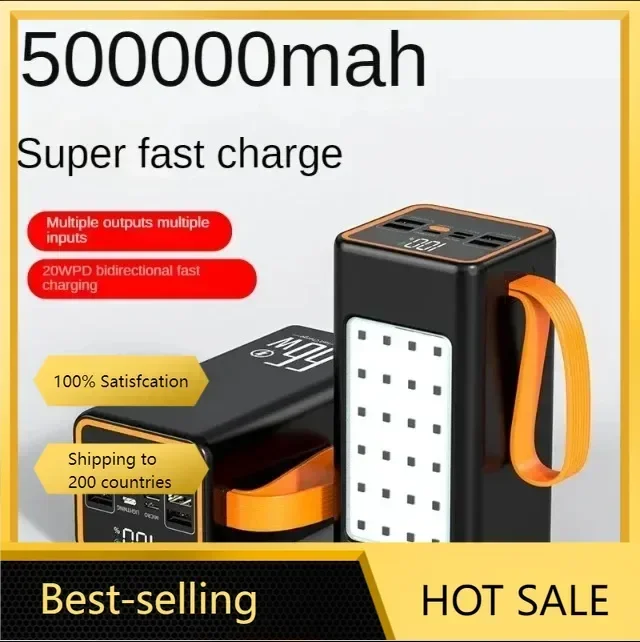 

BCAK Brand Power Bank 200000mAh 300000mAh Upgraded Version Super power bank fast charging with LED Super Large Capacity Suitable