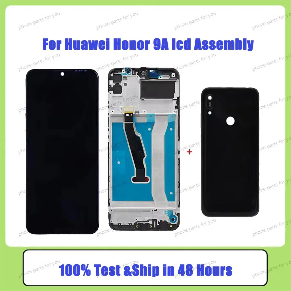 100% протестированный 6,3 дюймовый для Huawei Honor 9A фотография/для Enjoy 10E для y6P 2020 ЖК-дисплей с сенсорным экраном No/с рамкой дисплей