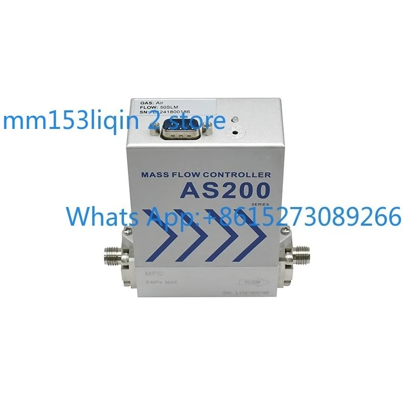 Aluminum Alloy High Precision Gas Mass Flow Controller Air Micro Gas Flow Meter AS200B