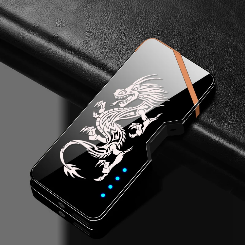 Infrared Induction Electric Lighter Novelty Windproof USB Rechargeable Cool Gadgets Technology Smart Smoking Accessories For Men