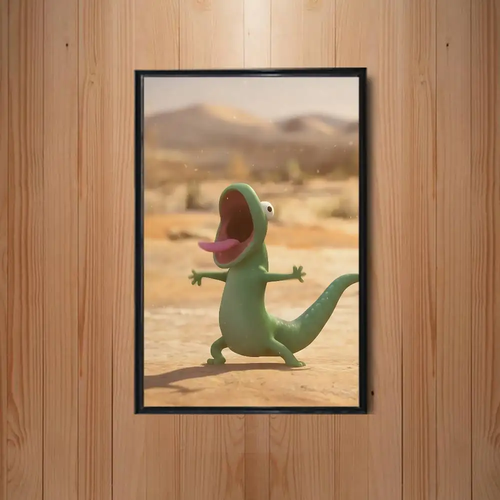 meme Hoppers Tom Lizard Poster Prints Wall Art Picture Painting Gift Living Room Restaurant Bar Large