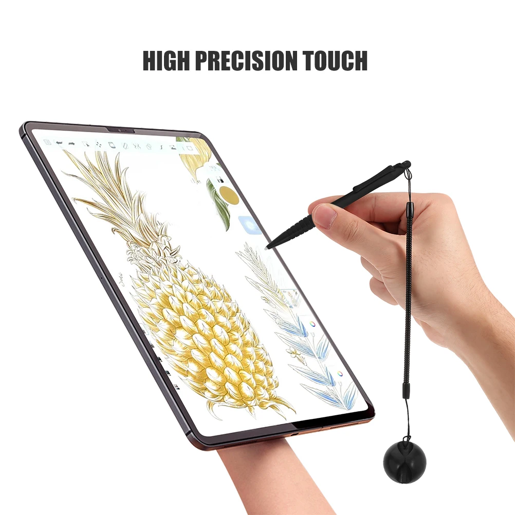 

10pcs Resistive Screen Stylus High Precision Hard Tip Anti-Lost Writing Touch Pen For Tablets Phones Drawing Office Study