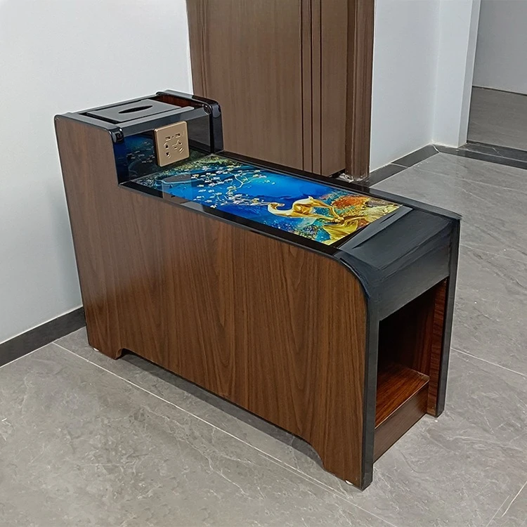 Plate type, foot bath, coffee table, tempered cabinet, glass countertop