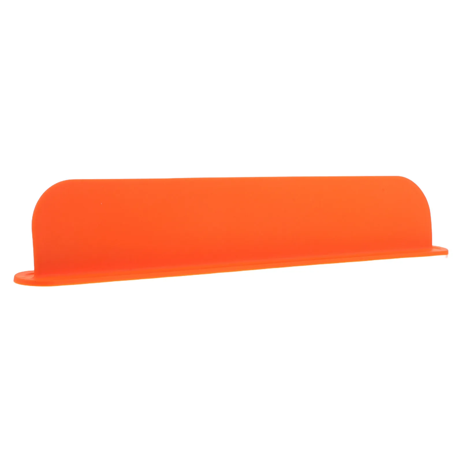 Kitchen Sink Silicone Water Splash Guard Orange Flexible Splash Guard Stops Water Splashing for Countertop Sink Edge Protection