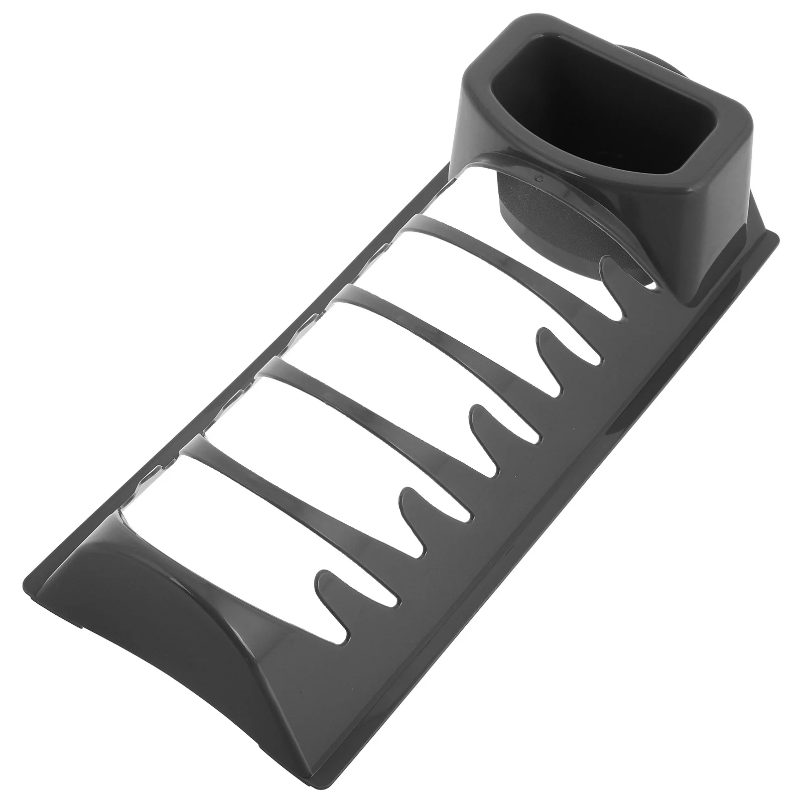 

Kitchen Bowl Chopstick Storage Rack Dark Grey Multifunctional Space Saving Utensil Holder Drain Bowl Drainer