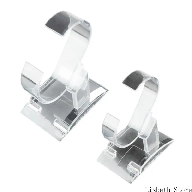 

124A Fashionable C Watch Stand Clear Plastic Display Holder for Shops