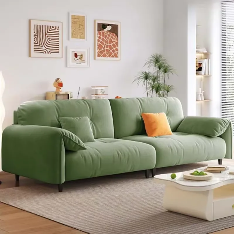 Designer Fancy Sofa Simple Square Comfortable Foam Living Room Couches Lounge Modern Divani Da Soggiorno Furniture Living Room
