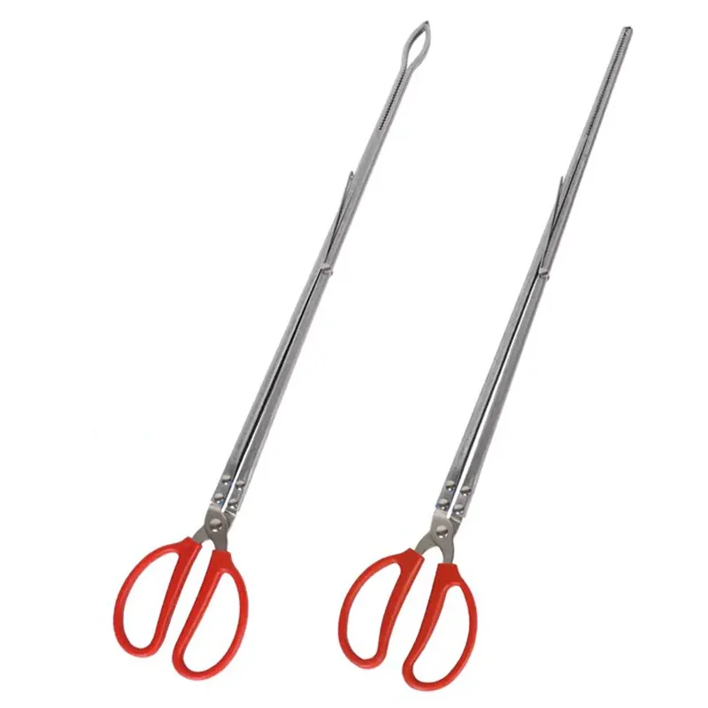 Multi-Function Clip Scissor Tongs Anti-Slip Tool Clip Sea Crab Artifact Crab Tongs Garbage Clips Catching Sea Clips 24.4 in Long