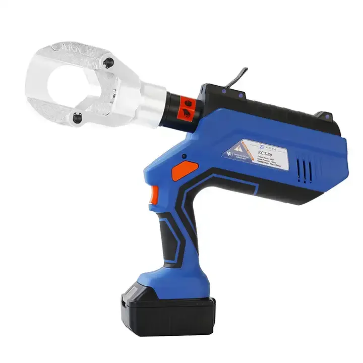 ECT-50 Intelligent LCD Display 6T Electric Hydraulic Wire Cutter Pliers New Flip Top Design for Efficient Cutting Tool