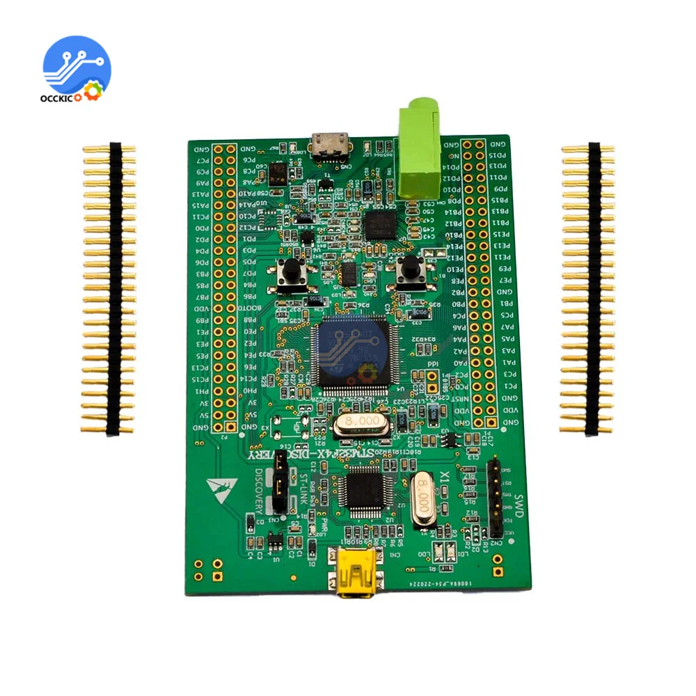 Stm32f4 Discovery Stm32f407 Cortex-m4 Development Board Module ST-link V2 SWD Connector 3V/5V Micro-AB USB Interface DIY kit