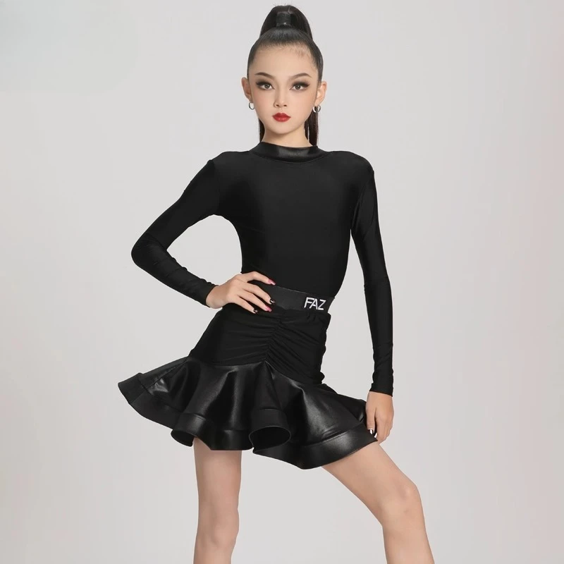 

Children's performance costumes, girls' high-end dance costumes, girls' Latin dance practice costumes, practice costumes
