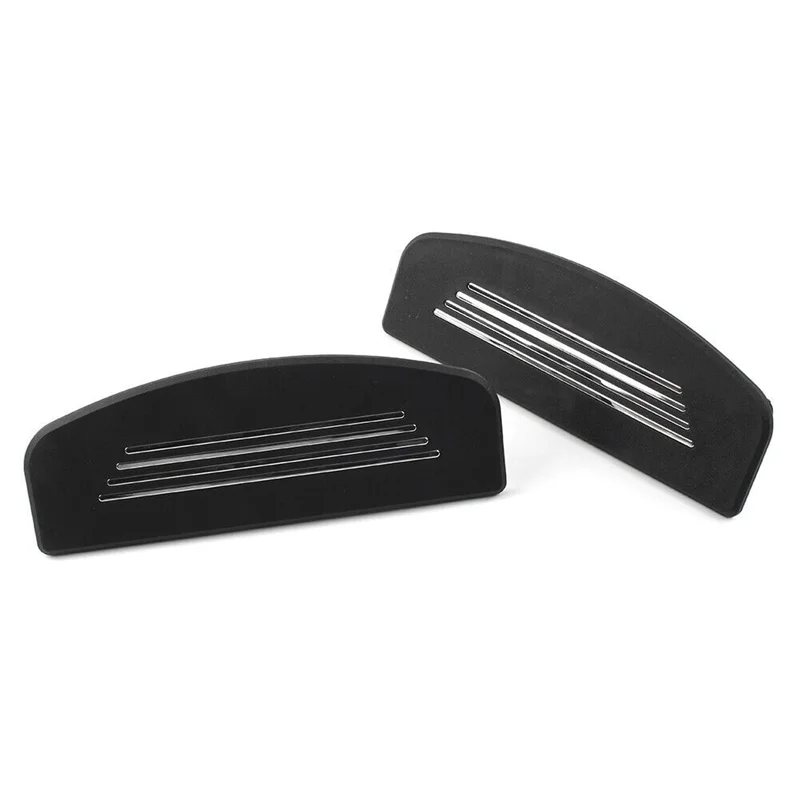 1Pair Motorcycle Front Footrest Insert Foot Peg Trim for Harley Street Electra Tri Road Glide Rider Foot Pedal Covers