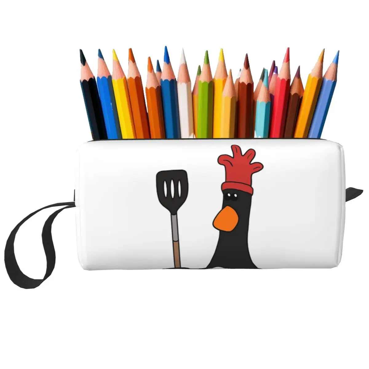 Feathers McGraw - Kitchen Spatula Pencil Case for Studen Pen Box Pencil Bag Stationery Supplies Women Organizer Pouch