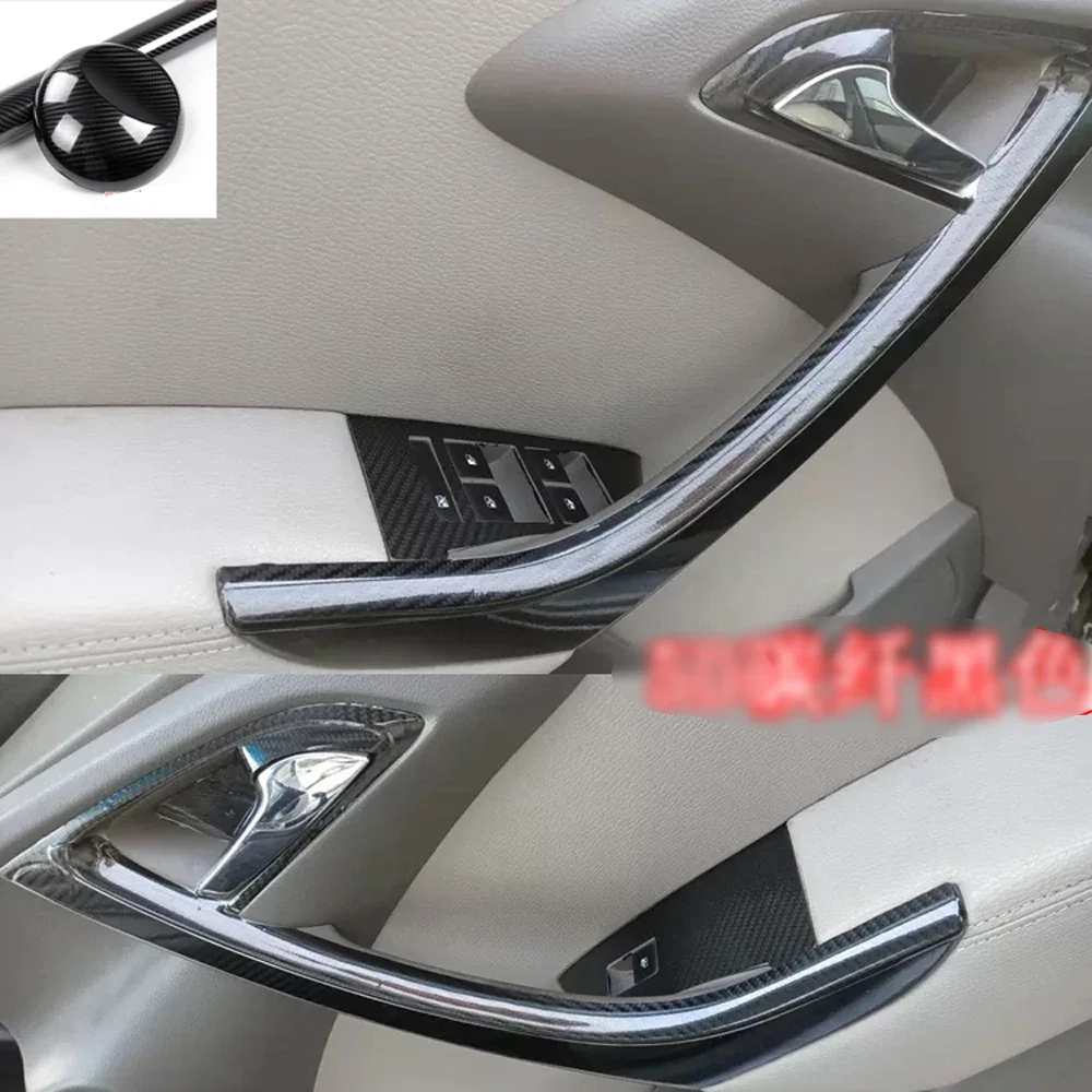 Car-Styling Carbon Fiber Car Interior Center Console Color Change Molding Sticker Decals For Opel Astra j P10 Buick Excelle GT