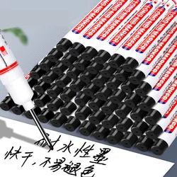 8/5pcs 30/20mm Long Head  White Deep Marker Fine Tip Mouth Permanent Wooden Brushwork Ceramic Tile Marker Pen Lengthen Punching