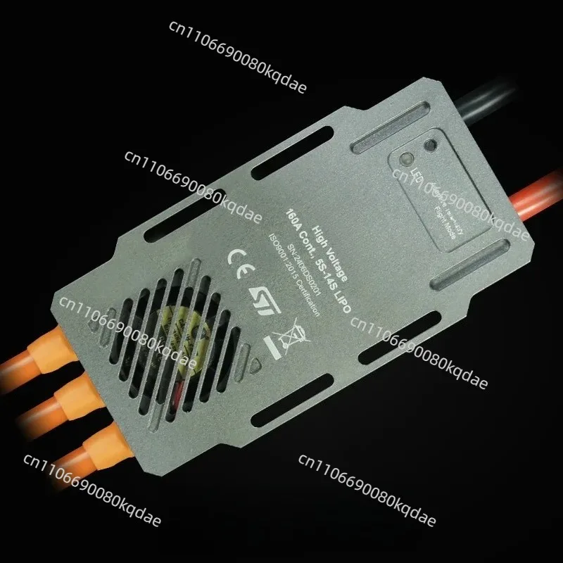 160XHV HV Electronic Speed Controller,160A,5‑14S Rating,Fixed‑Wing Use,Auto Recognize Sbus2/exbus/srxl2 Protocol