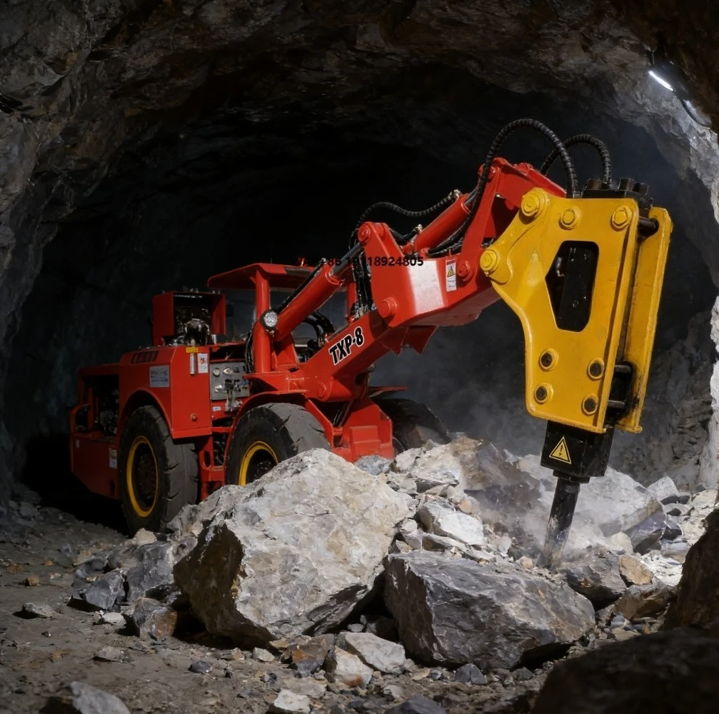 Strong Tuoxing TP-8 Hydraulic Rock Breaker for Uranium Mine Development in Namibia Rock Breaker