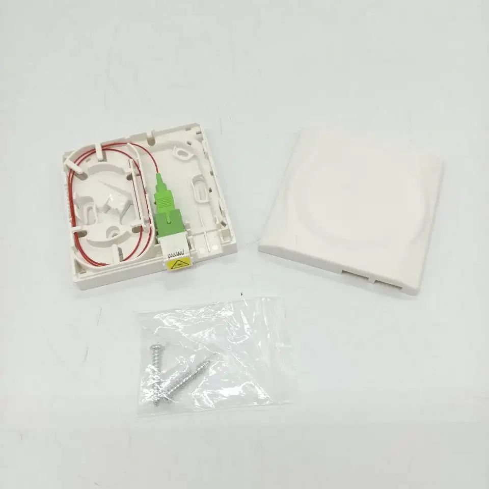 SC/APC Fiber Socket Box 20/30PCS FTTH POT Terminal Box Outlet Single Mode For French Socket PTO Box Set France Fiber Optic Box