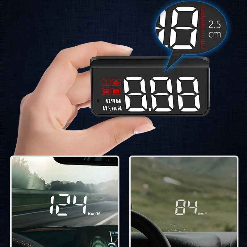 New Head-Up Display M3 Car Universal Model Double OBD HD Hud Car Computer Display Instrument