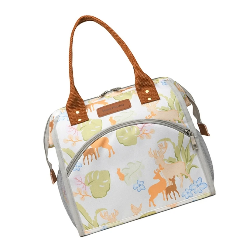 Large Capacity Diaper Bag for mom Giraffe Pattern Watertight  Bag Spacious Mom Storage Bag Multifunction Diaper Storage