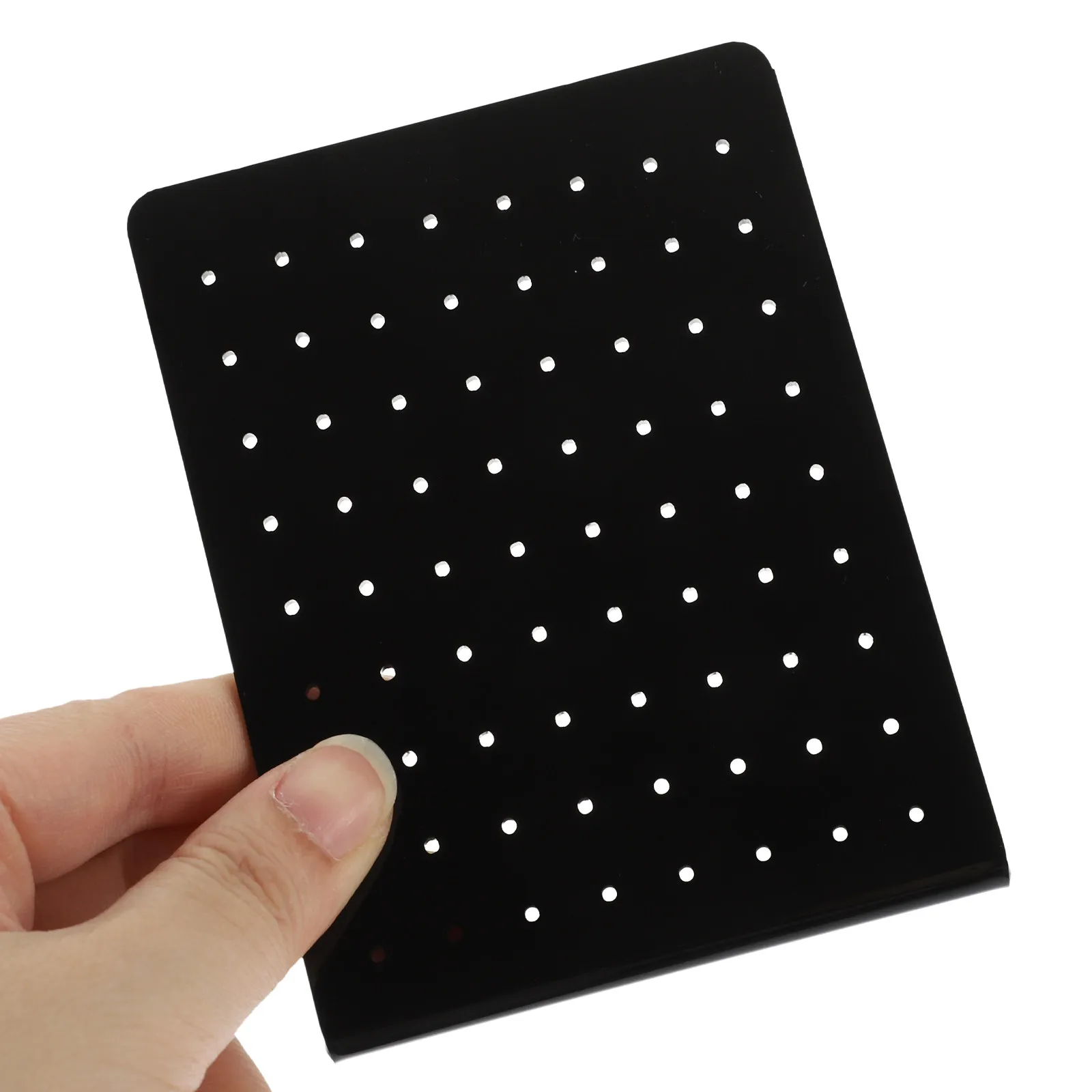 

Набор из 6 подставок-держателей для серег: L-образные органайзеры для демонстрации и хранения серег-гвоздиков, колец и висячих серег