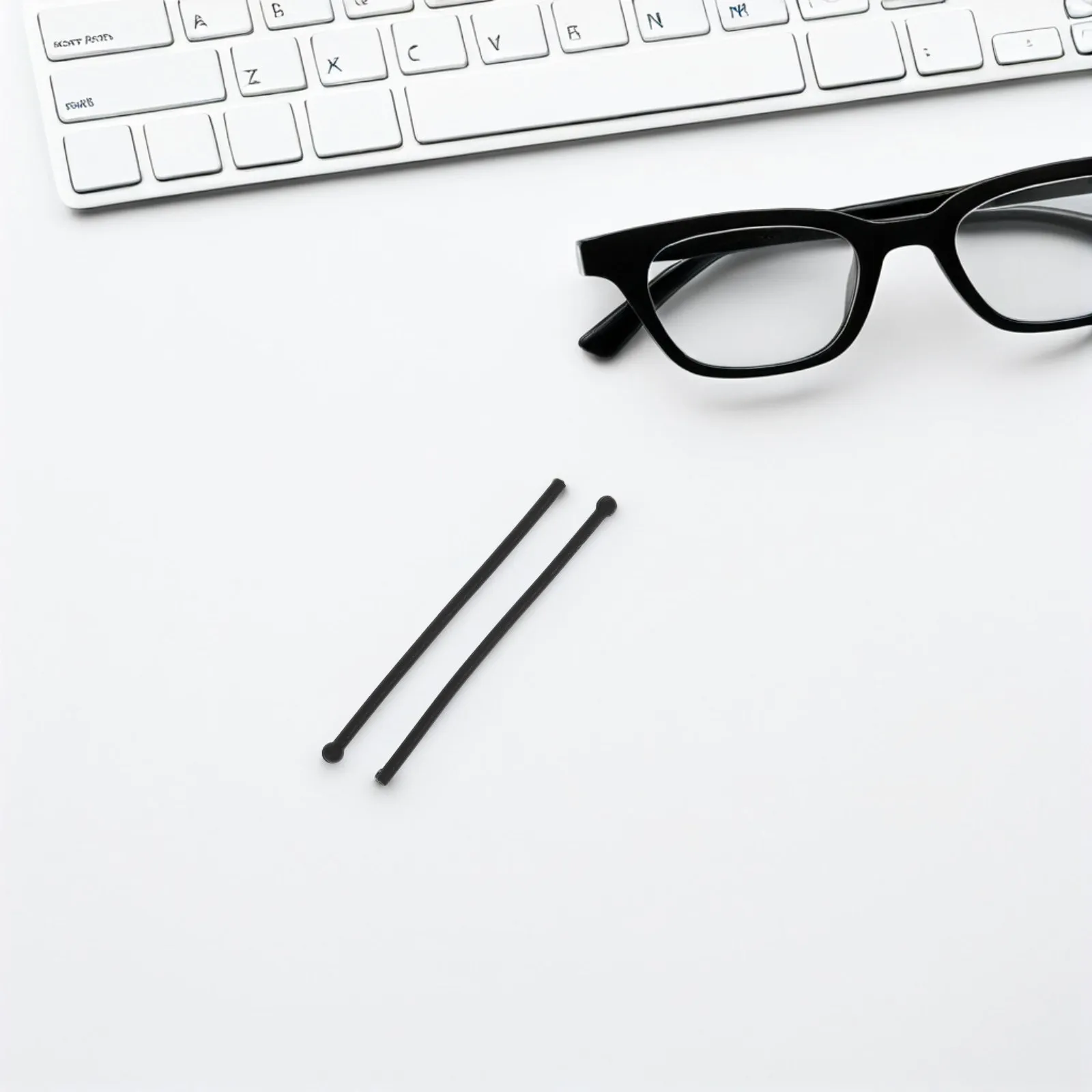 

1Pair Silicone Eyeglass Temple Tips Anti-Slip Sleeves Soft Comfortable Glasses Legs Covers Prevent Slipping Scratching Eyewear
