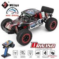 WLtoys 124028 1:12 60KM/H 4WD RC Car With LED Remote Control Cars High Speed Drift Monster 4x4 Truck for Kids vs 124017 Toys