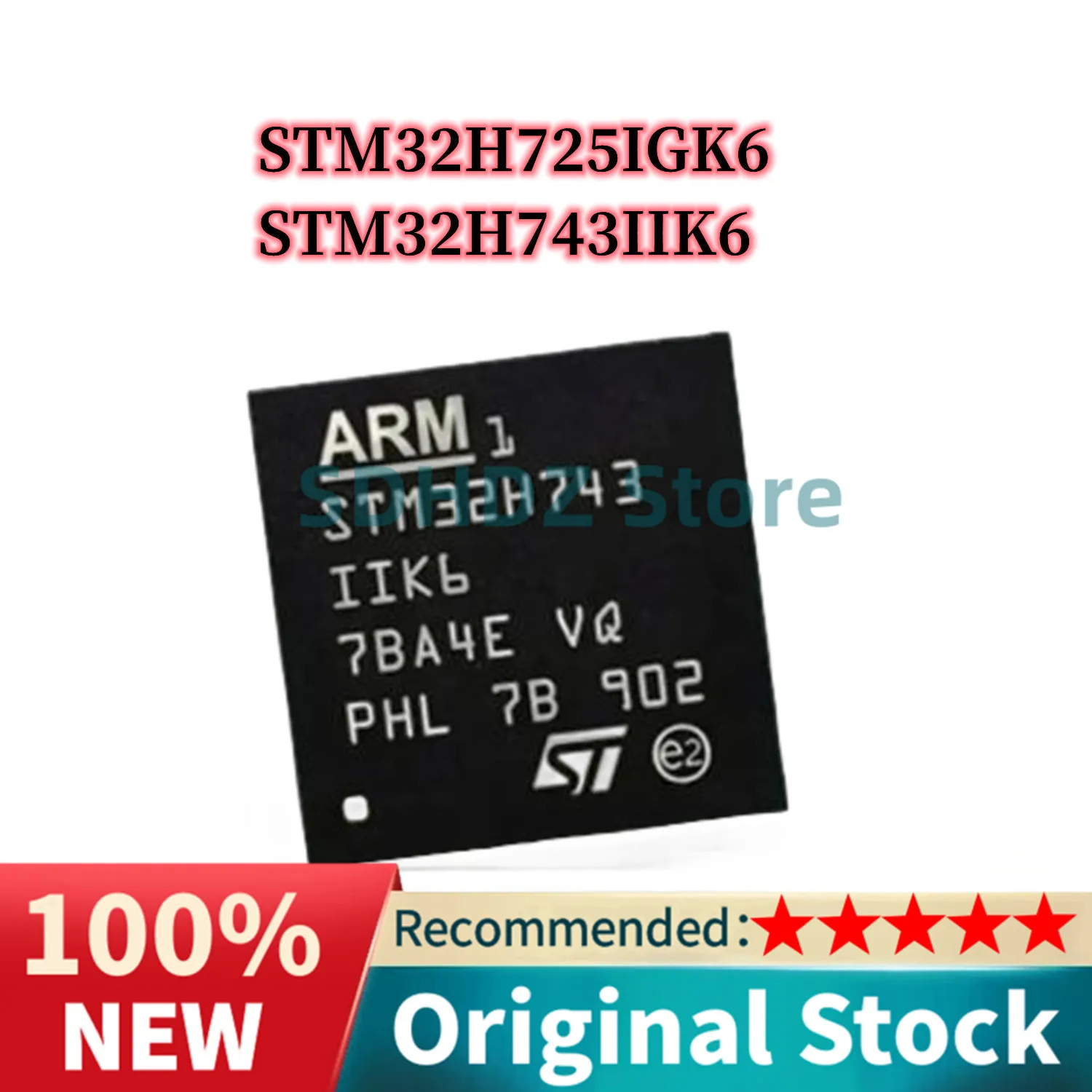 

STM32H725IGK6 STM32H743IIK6 STM32H725IG STM32H743II STM32H725 STM32H743 STM32H STM32 STM IC MCU чип BGA176 100% Новый оригинальный
