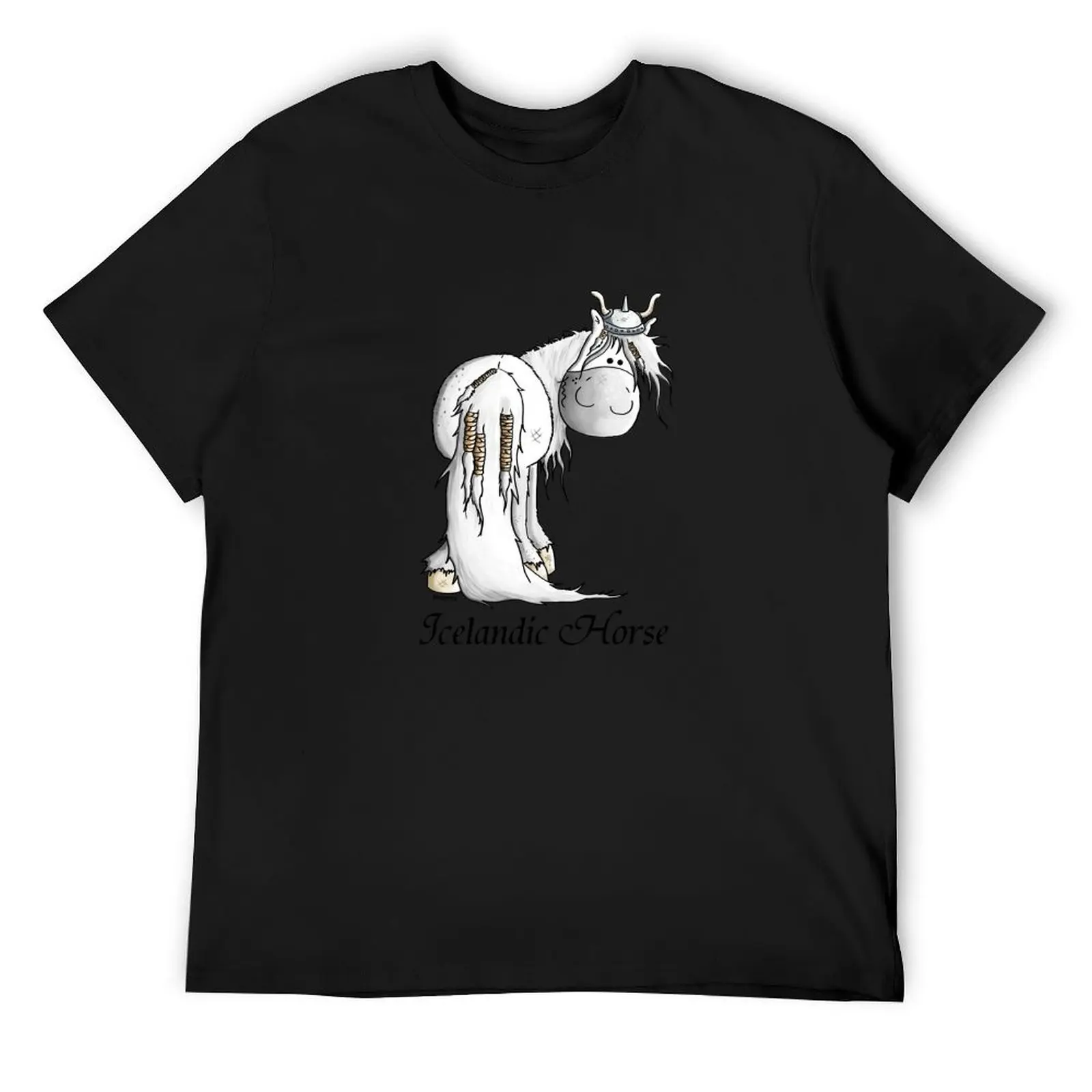 

Funny Viking Icelandic Horse - Horses - Gift - Cartoon T-Shirt football t shirt cotton man t-shirts oversized t shirt men